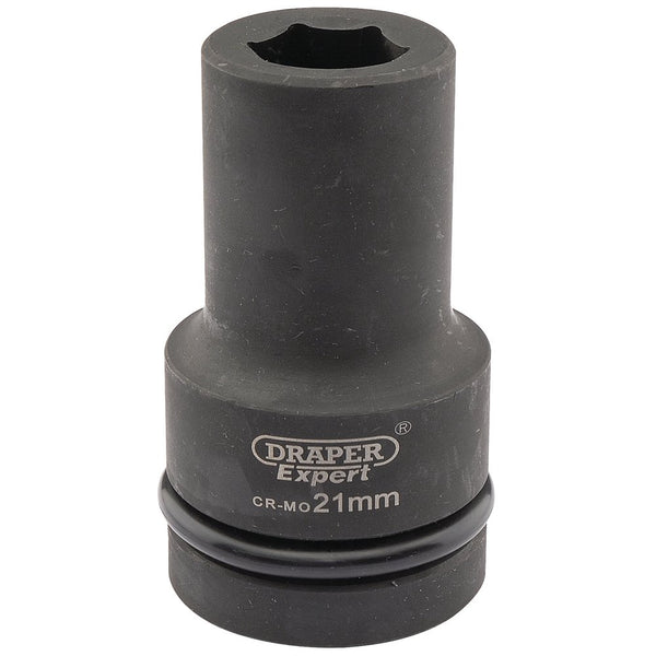 Expert HI-TORQ 6 Point Deep Impact Socket, 1" Sq Dr, 21mm