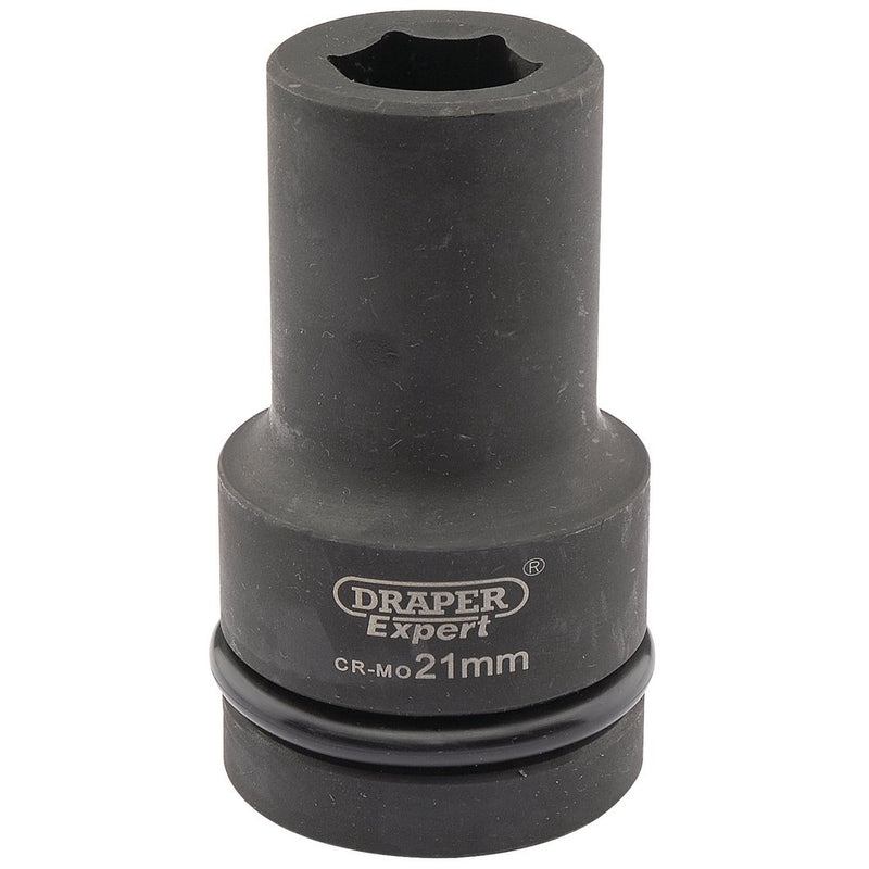 Expert HI-TORQ 6 Point Deep Impact Socket, 1" Sq Dr, 21mm