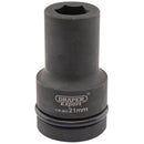 Expert HI-TORQ 6 Point Deep Impact Socket, 1" Sq Dr, 21mm