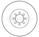Borg & Beck Brake Disc Pair Part No -BBD5298