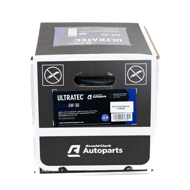 Ultratec G-TEC 5W30 C3 LSG - Bag in Box 20 Litre Engine Oil