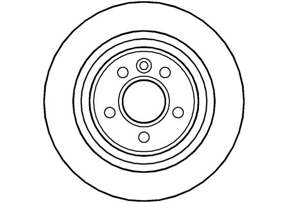 Disctech Brake Disc - Fits Ford, Mazda - ABD2060 - Rear Axle