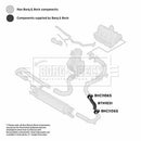 Borg & Beck Turbo Hose Part No -BTH1031