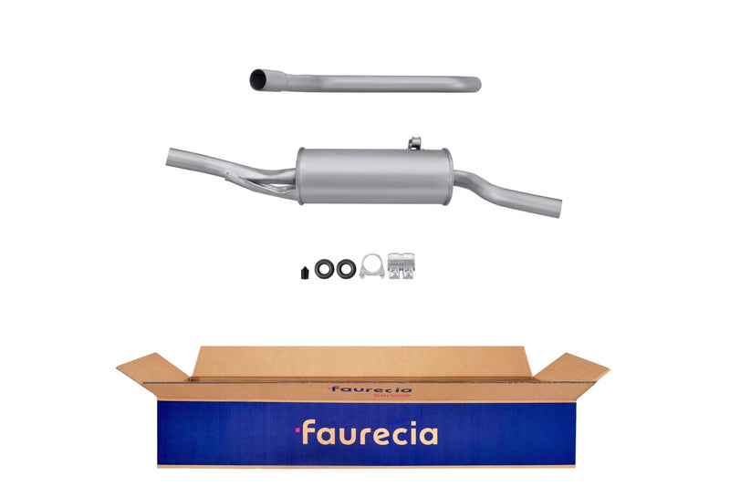 FAURECIA 8LD 366 036-541 Rear Muffler - Easy2Fit® Kit - fits VW GOLF III (1H1)