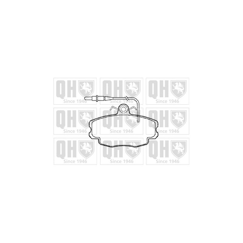 QH BP536 Brake Pad Set