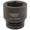 Expert HI-TORQ 6 Point Impact Socket, 1" Sq Dr, 43mm