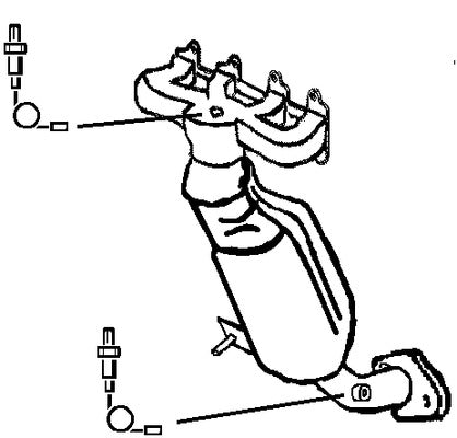 Klarius 321975 - Catalyst Type Approved Withpip  - Fits Fiat Grande Punto 1.4i