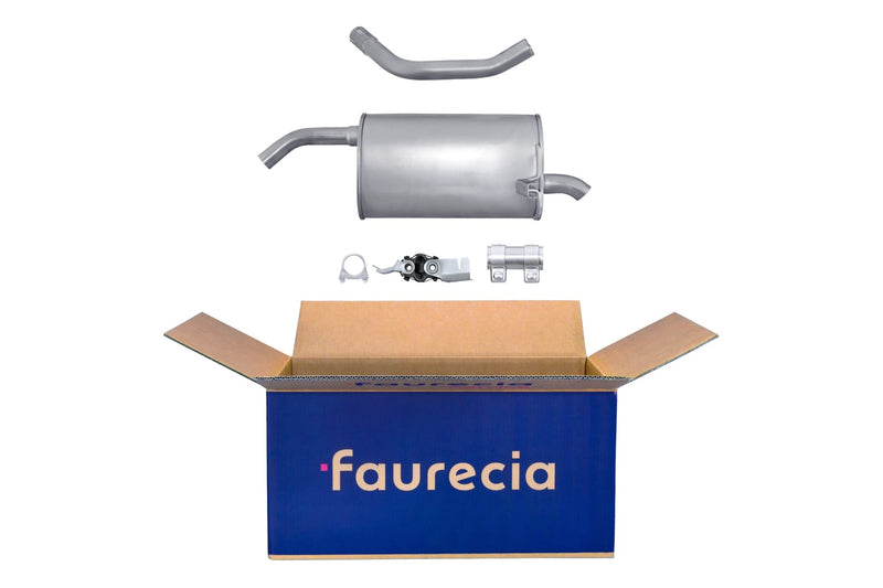 FAURECIA 8LD 366 034-951 Rear Muffler - Easy2Fit® Kit - fits RENAULT SCÉNIC III