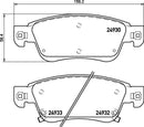 Mintex Brake Pad Set fits -Infiniti MDB3108 (also fits other vehicles)