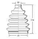Borg & Beck Cv Joint Boot Kit Part No -BCB2346