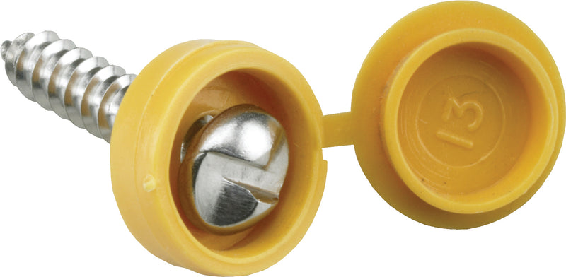 No. Plate Fixings - Security 'Flip Top' Screws - 975332 x25