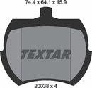 Textar Brake Pad Set - 2003801