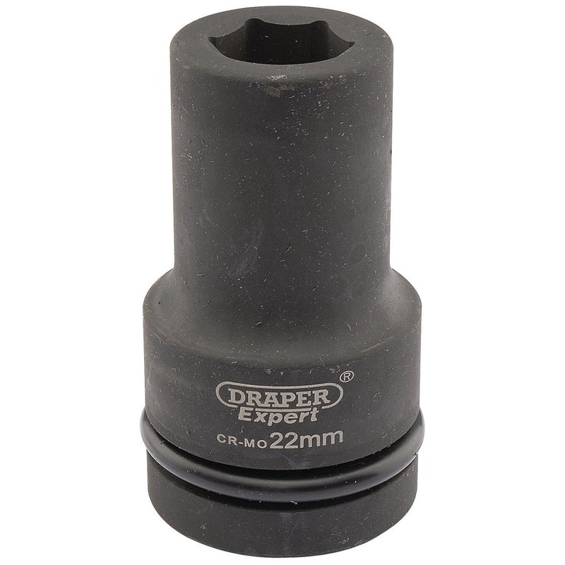 Expert HI-TORQ 6 Point Deep Impact Socket, 1" Sq Dr, 22mm