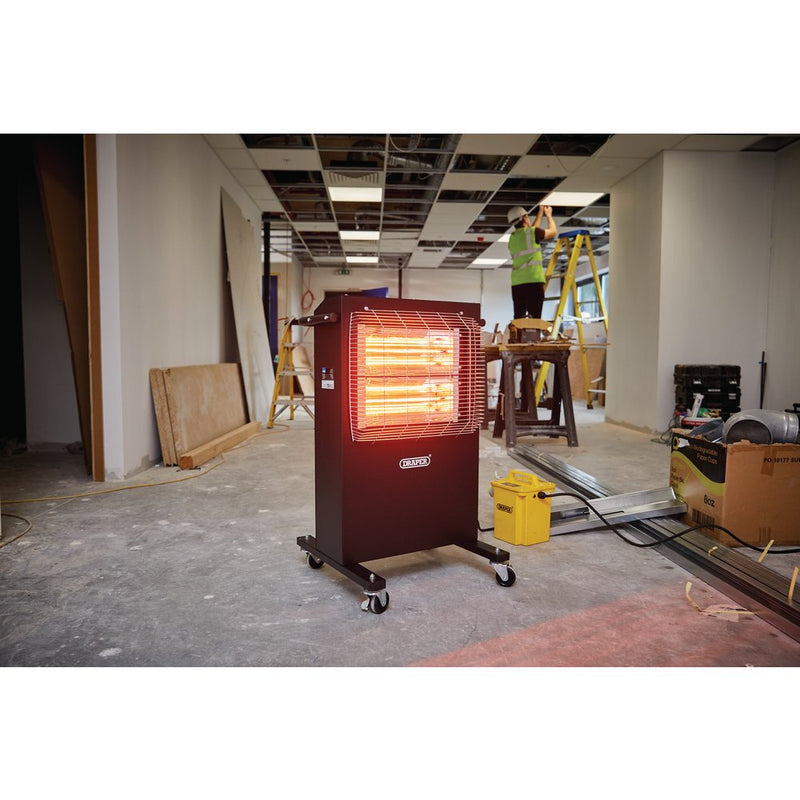 Draper 2.4Kw 110V Ired Rubyqtz Heatr - 4746