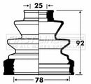 First Line Cv Joint Boot Kit Part No -FCB2868