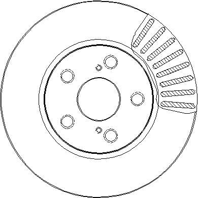 Disctech Brake Disc - Fits Toyota - ABD2514 - Front Axle