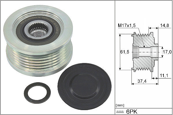 INA Alternator Freewheel Clutch - 535034810