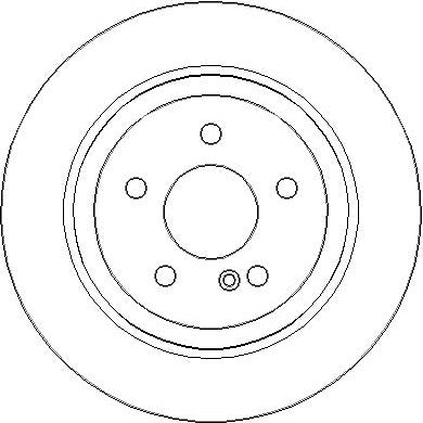 Disctech Brake Disc - Fits Mercedes-benz - ABD4026 - Rear Axle