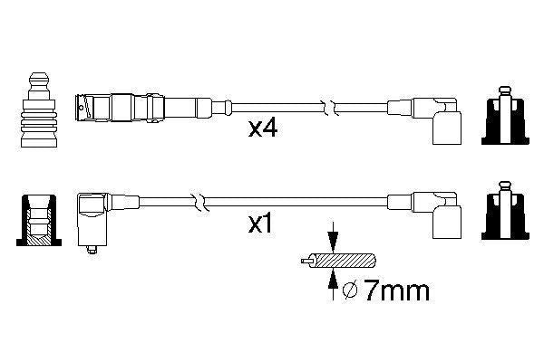 Bosch Ignition Lead Part No - 0986356333