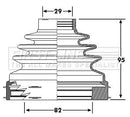 First Line Cv Joint Boot Kit Part No -FCB6193