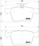 Brembo Brake Pad Set - P85125