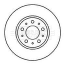 Borg & Beck Brake Disc Pair Part No -BBD4940