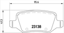 Brembo Brake Pad Set - P50058