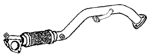 Klarius GM1167B - Front Pipe  - Fits Opel Astra K 1.6 CDTi