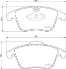 Citroën Peugeot Brake Pad Set - Padtech PAD2932