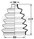 First Line Cv Joint Boot Kit Part No -FCB2399