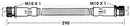 Borg & Beck Brake Hose Part No -BBH7113