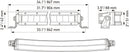 HELLA 1FJ 358 196-311 LED-Spotlight - Black Magic Slim Lightbar 32" - 12/24V - 5410lm
