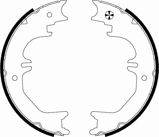 Mintex Brake Shoes fits -Toyota MFR615 (also fits other vehicles)