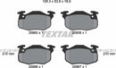 Textar Brake Pad Set - 2090506