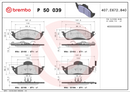 Brembo Brake Pad Set - P50039