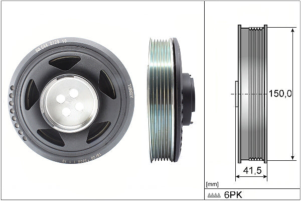 INA Belt Pulley Crankshaft Part No - 544012910