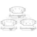 Borg & Beck Brake Pad Set -BBP2830