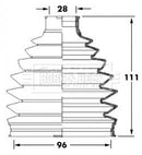Borg & Beck Cv Joint Boot Kit Part No -BCB6032