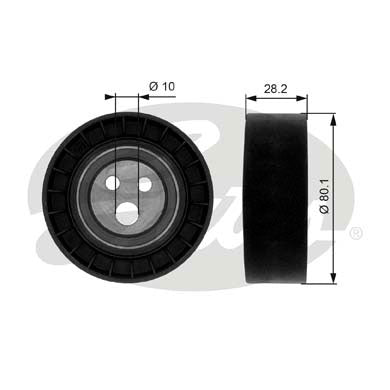 Gates DriveAlign Idler Pulley - T36016