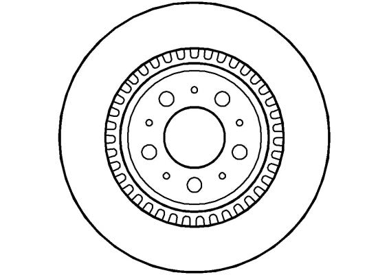 Disctech Brake Disc - Fits Mercedes-benz, Volvo - ABD2179 - Rear Axle