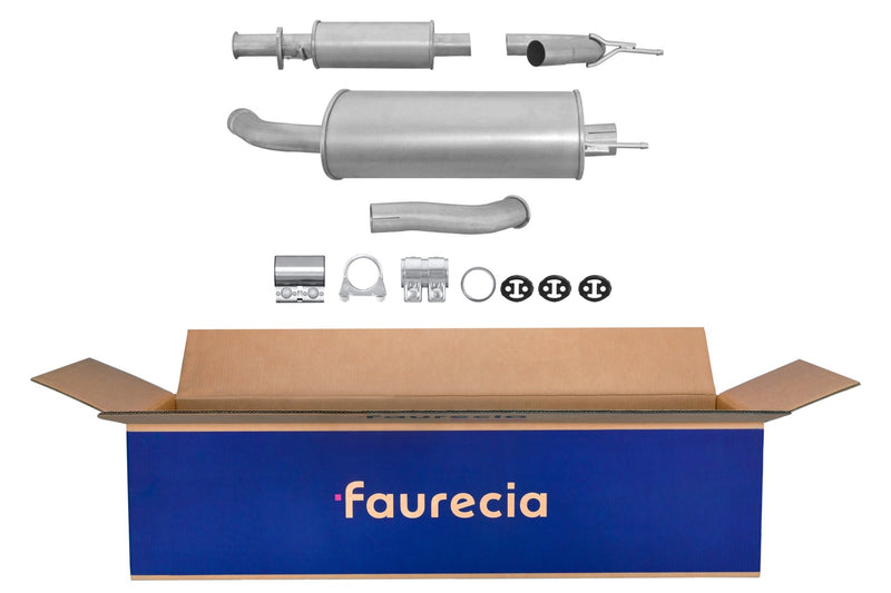 FAURECIA 8LD 366 034-501 Rear Muffler - Easy2Fit® Kit - fits RENAULT TWINGO I