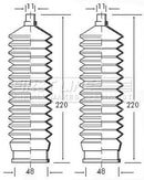 First Line Steering Gaiter Kit Part No -FSG3040
