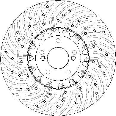 Disctech Brake Disc - Fits Bmw - ABD3915 - Rear Axle Left