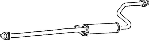 Klarius RR208M - Box With Centre Pipe