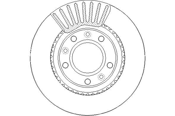 Disctech Brake Disc - Fits Peugeot - ABD3198 - Front Axle