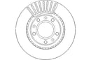 Disctech Brake Disc - Fits Peugeot - ABD3198 - Front Axle