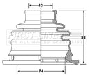 First Line Cv Joint Boot Kit Part No -FCB6197