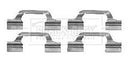 Borg & Beck Fitting Kit - Pads Part No -BBK1223