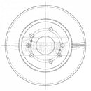 Borg & Beck Brake Disc Pair Part No -BBD5441