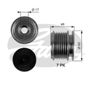 Gates DriveAlign Overrunning Alternator Pulley - OAP7056